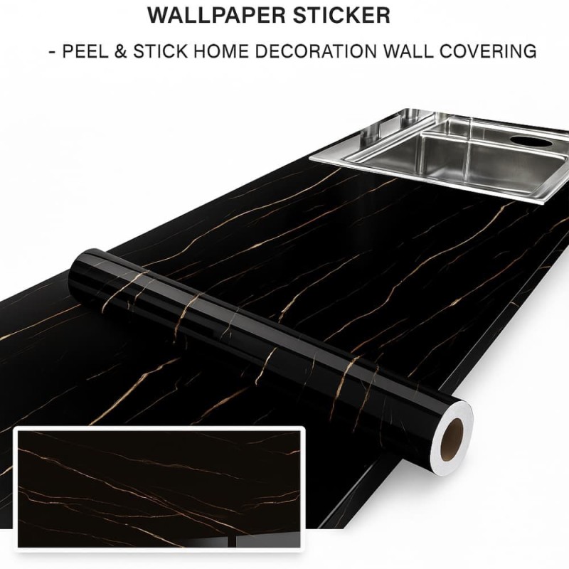 Self Adhesive Waterproof Wallpaper Sticker – Peel & Stick Home Decoration Wall Covering