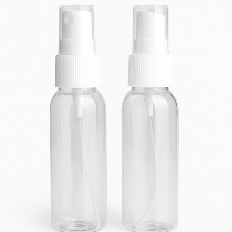 Plastic Transparent Spray Bottle 100ml (3pcs)