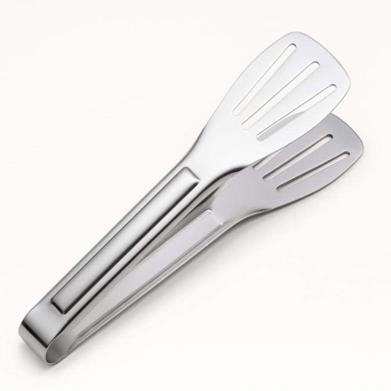 Stainless Steel Food Serving Tong 24cm – Large Roti Chimta & Turner for Cooking & Serving