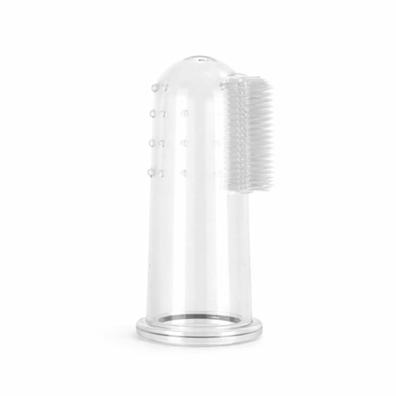 Apple bear Baby Silicone Finger & Hair Brush Set – BPA Free