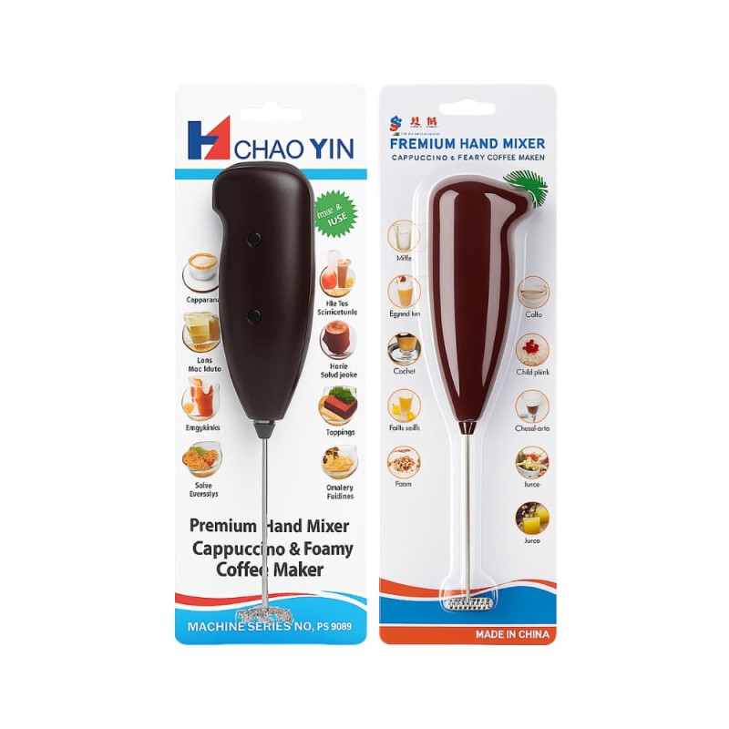 Premium Hand Mixer Cappuccino & Foamy Coffee Maker – Multi-Color Design