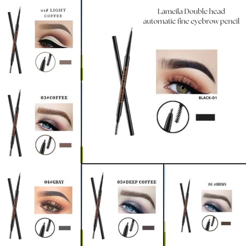 Lameila Double head automatic fine eyebrow pencil