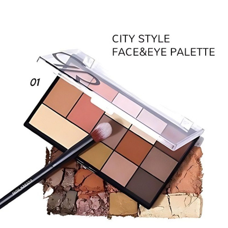 Golden Rose City Style Face & Eye Palette