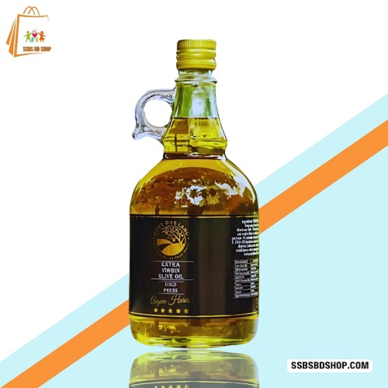 Olive Oils Land Extra Virgin Olive Oil 1000 ML (Gallon Glass Bottle)