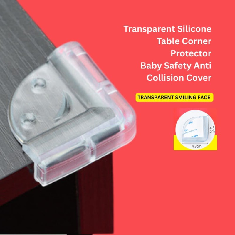 Transparent Silicone Table Corner Protector Baby Safety Anti Collision Cover