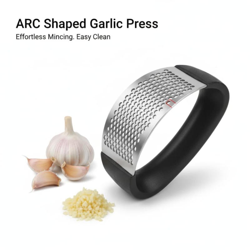 ARC Shaped Garlic Press