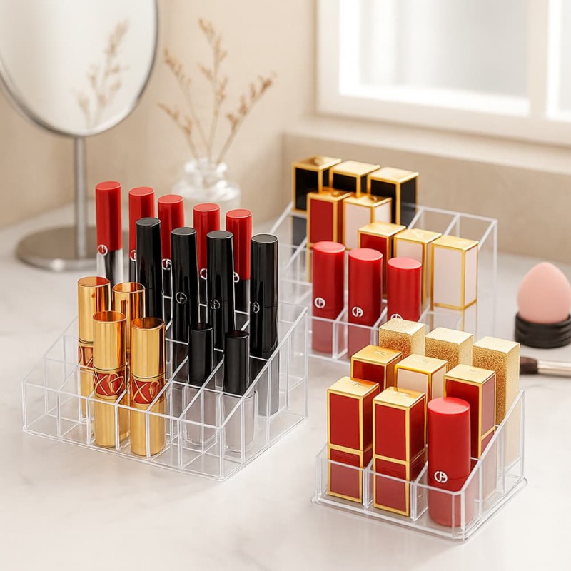 Cosmetic Makeup Jebelroy Case  Lipstick Box Display Holder Organizer 40 Grids