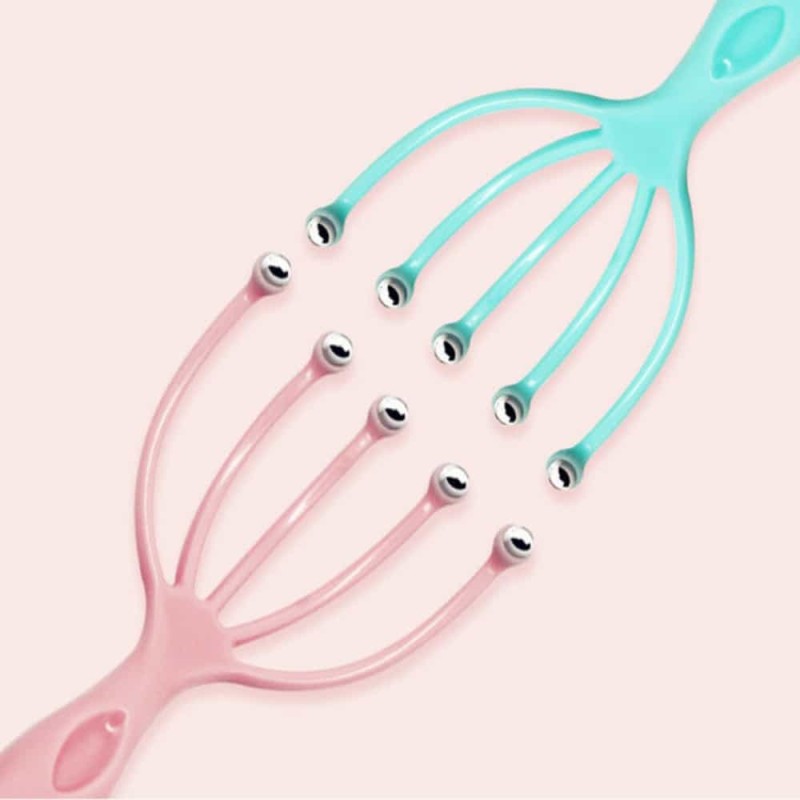 "Ball Health Care Scalp Massager, Five Finger Head Massager, Neck Massager Tool, Head and Neck Care"