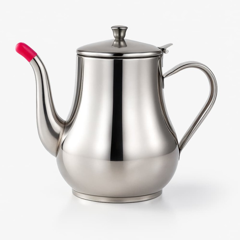 Stainless Steel Oil Bottle – Large Capacity Oil, Soy Sauce, Vinegar & Coffee Storage Container