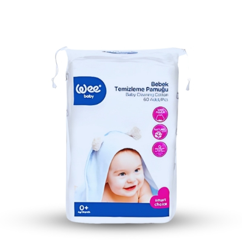 Wee Baby Cleaning Cotton (60pc)
