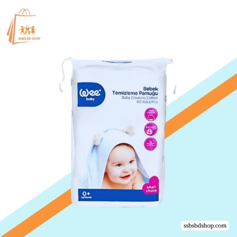 Wee Baby Cleaning Cotton (60pc)