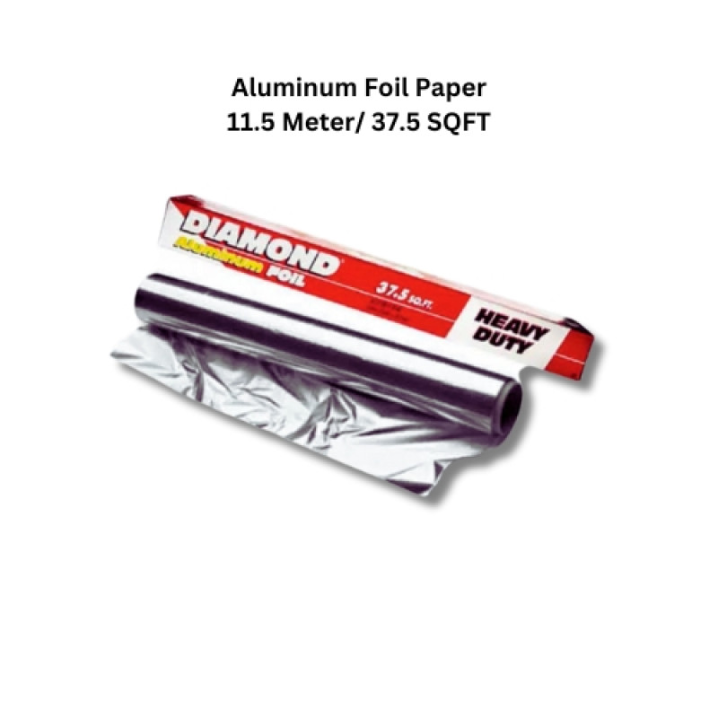 Aluminum Foil Paper 11.5 Meter/ 37.5 SQFT (1pcs)