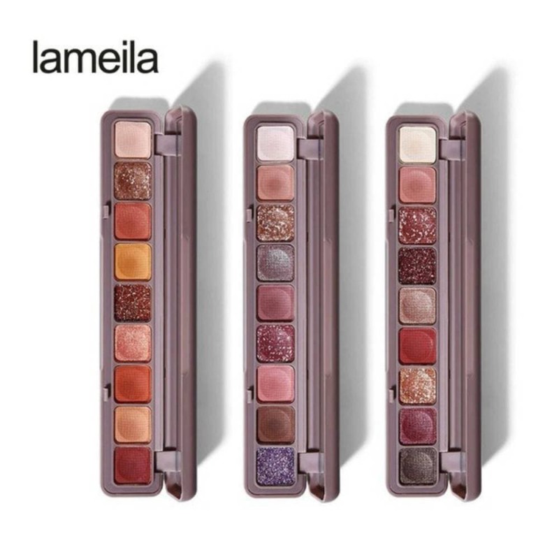 Lameila 9 Colors Long-Lasting Matte & Shimmer Eyeshadow Palette