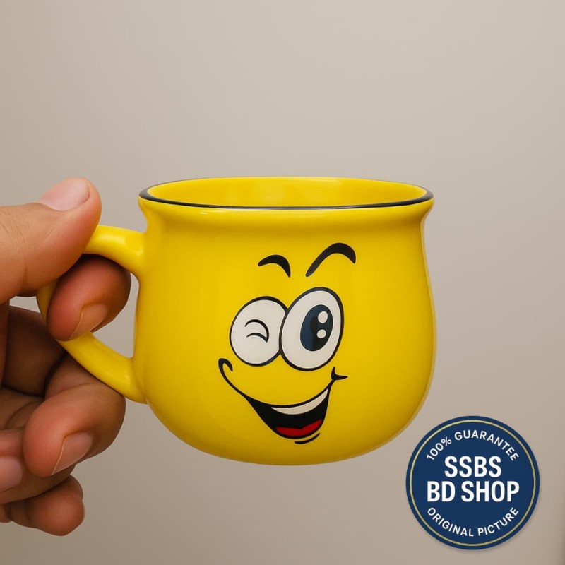Emoji Bone Ceramic China Coffee Mug – Fun & Stylish Gift Cup
