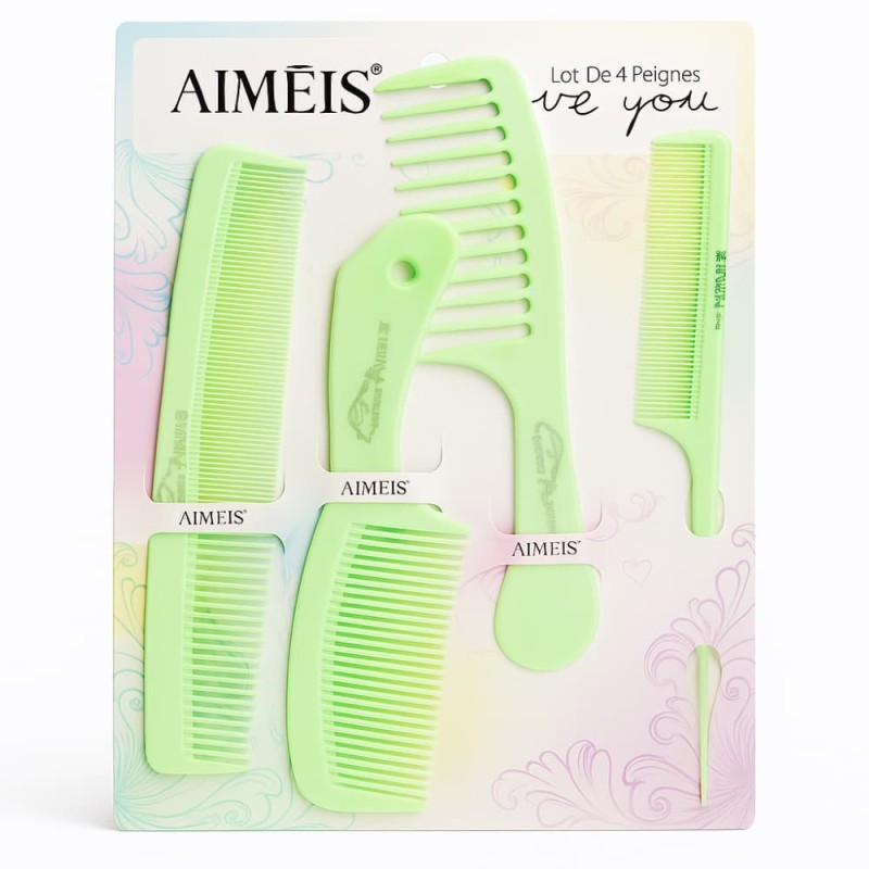China Hair Comb Set – 4 PCS Stylish Chiruni