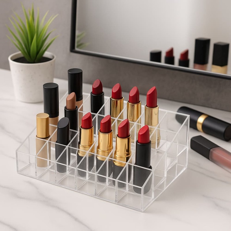 Cosmetic Makeup Jebelroy Case  Lipstick Box Display Holder Organizer 40 Grids