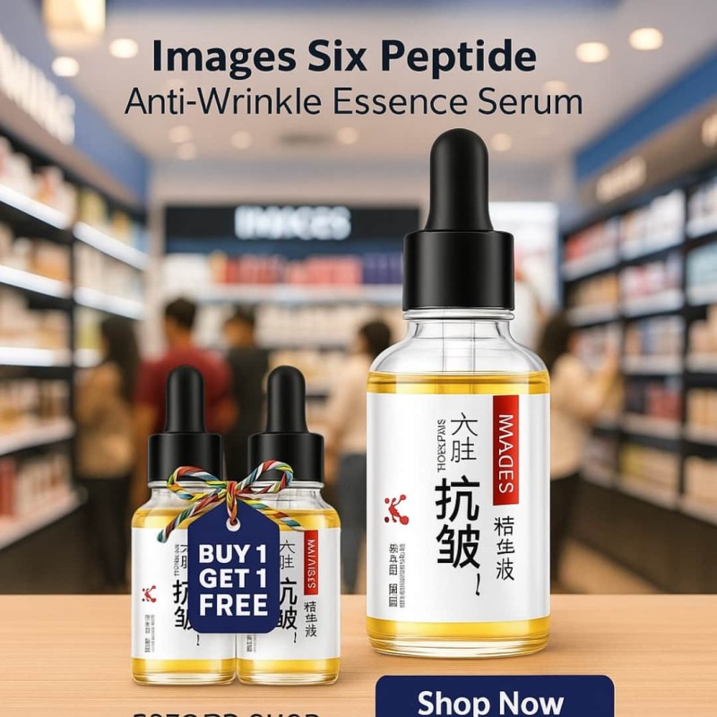 Images Six Peptide Anti-Wrinkle Essence serum (Buy1 Get1 Free)