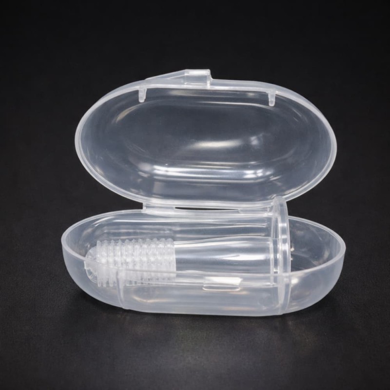 Soft Silicone Baby Toothbrush Set – Finger Brush & Tongue Cleaner