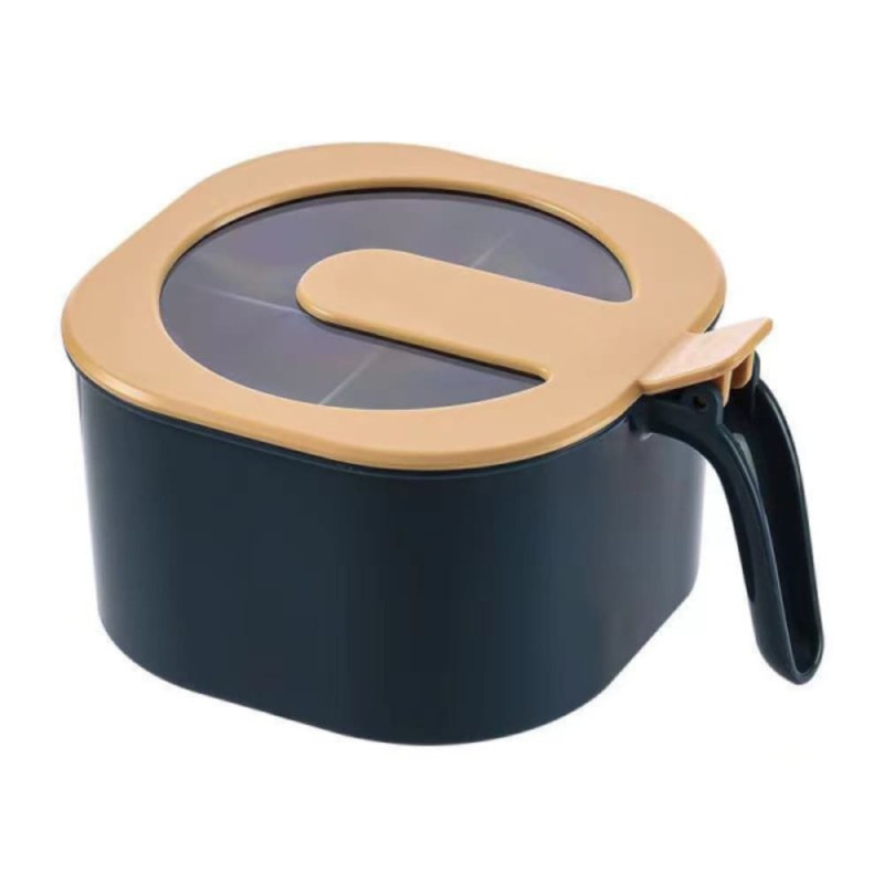 Ceramic 4 in 1 Condiment Jars & Spice Storage Set with Spoons