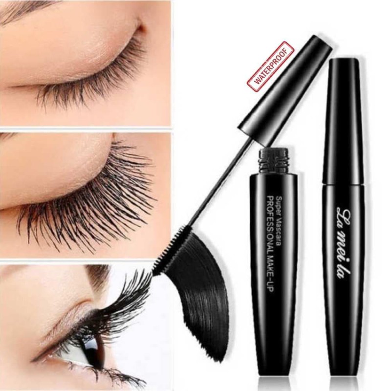 "Lameila Waterproof Deep Black Long Lasting Mascara