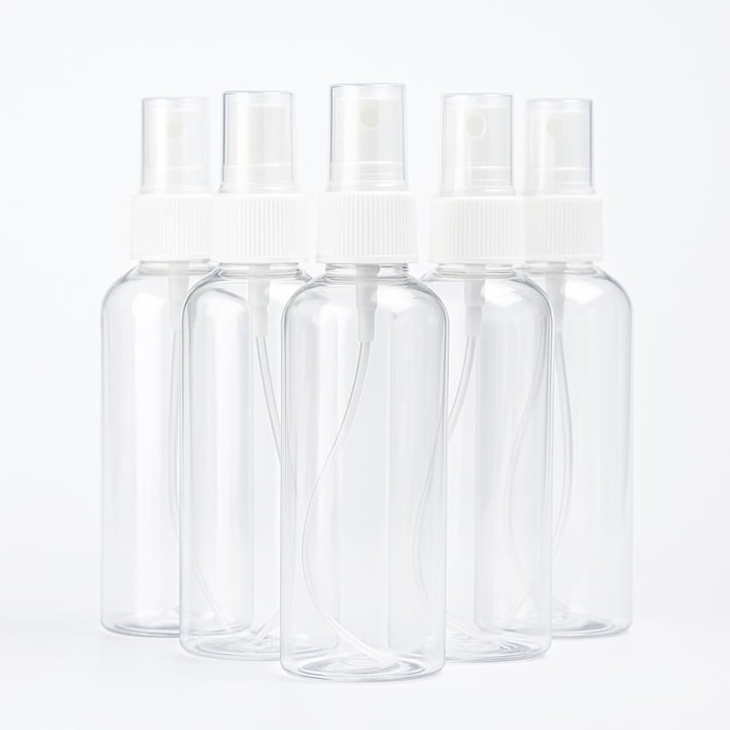 Plastic Transparent Spray Bottle 50ml (1pcs)