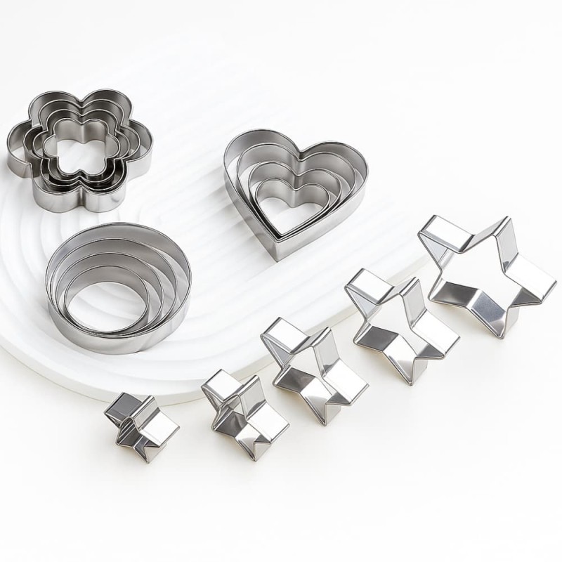 Premium Mingjian Cookies Cutter Baking Helper 12pcs Set