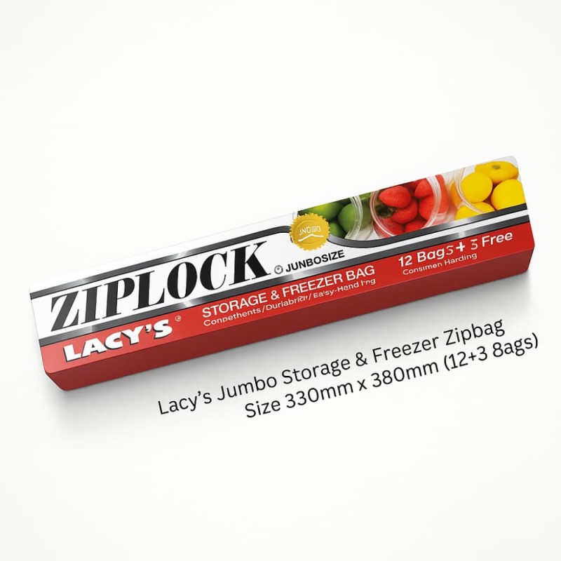 Lacy's Jumbo Storage & Freezer Zipbag