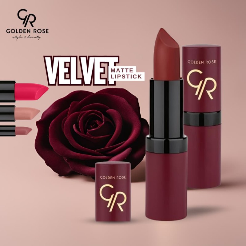 Golden Rose Velvet Matte Lipstick