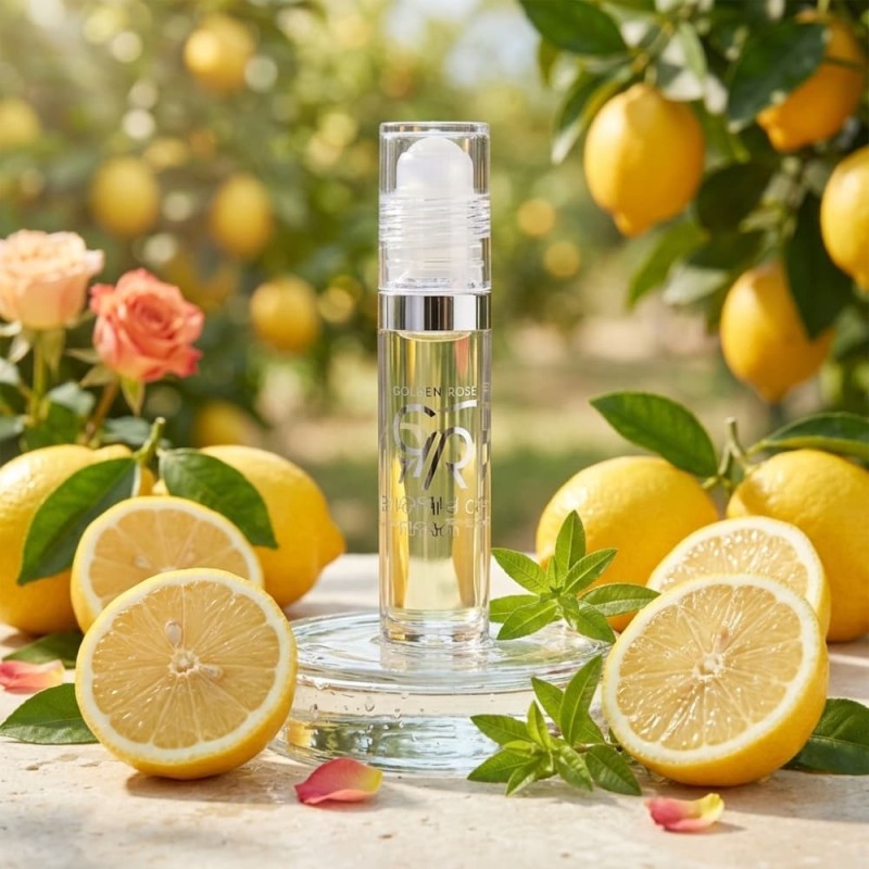 Golden Rose Roll on Lip Gloss - Lemon