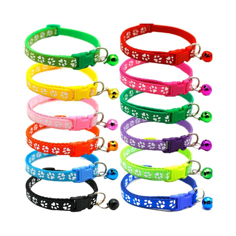 Adjustable Cat Collar with Bell 1pcs