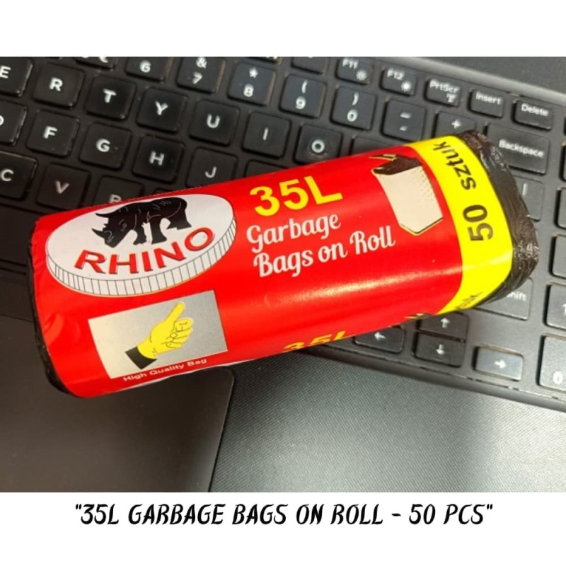 Garbage Bags 35L On Roll - 50 pcs