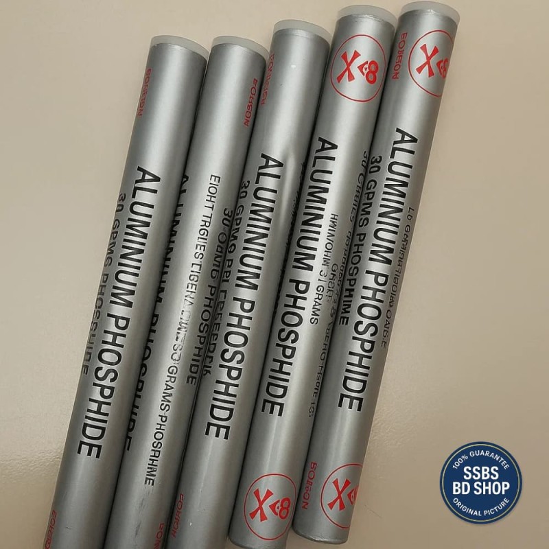 Original Indian Aluminum Phosphide Tablets – Powerful Charpoka, Rat & Insect Killer Fumigation Gas (30 pcs)