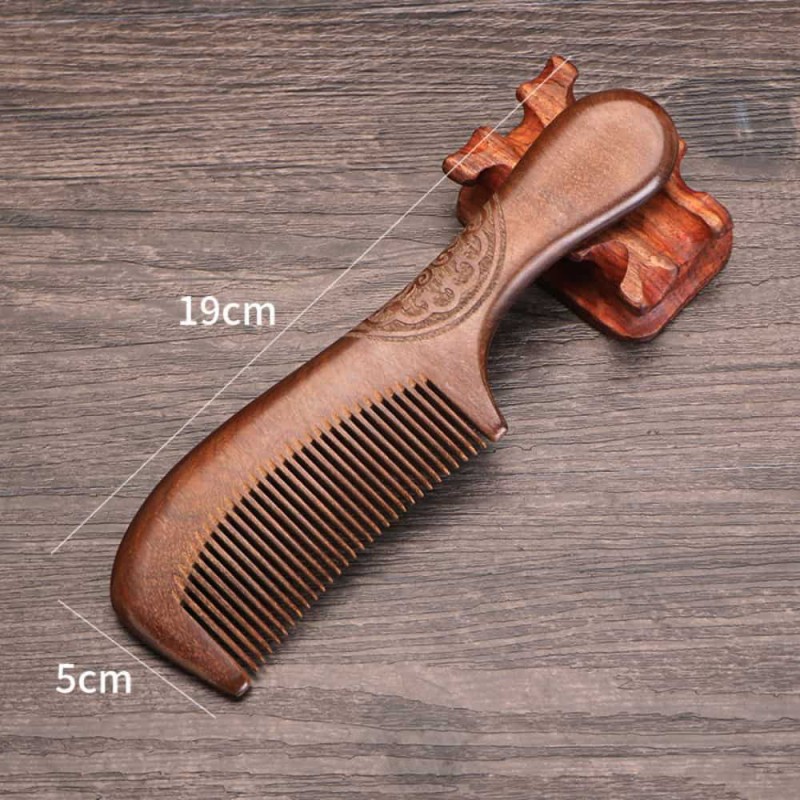 Natural Sandalwood Wooden Hair Comb