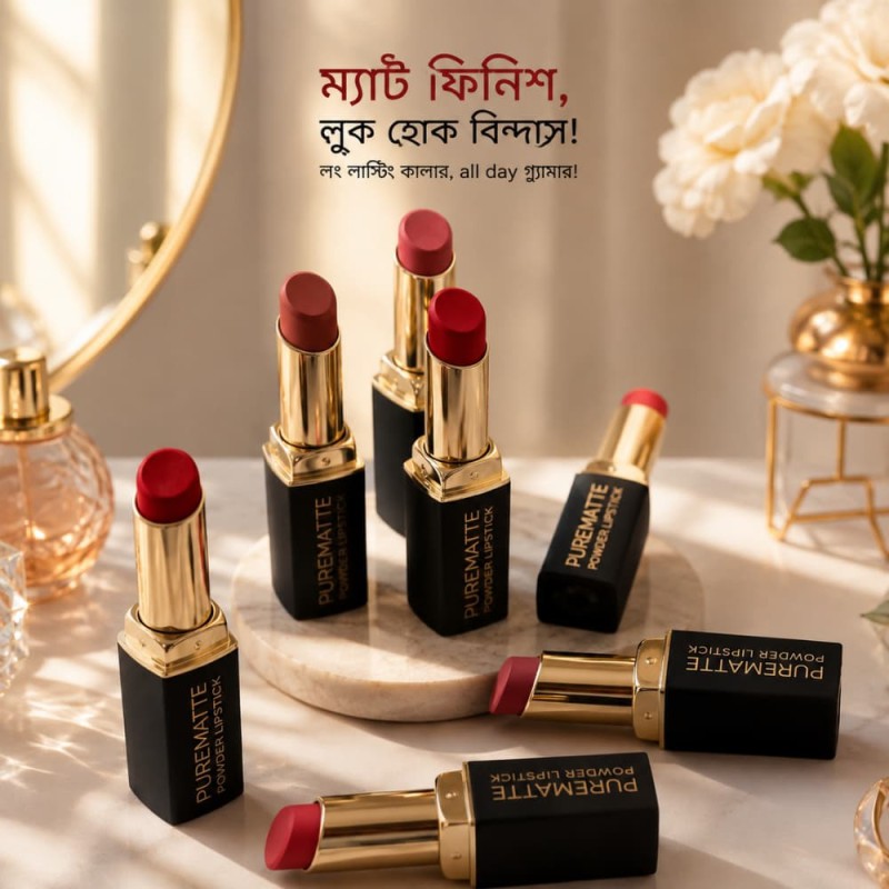 Golden Rose Pure Matte Powder Lipstick