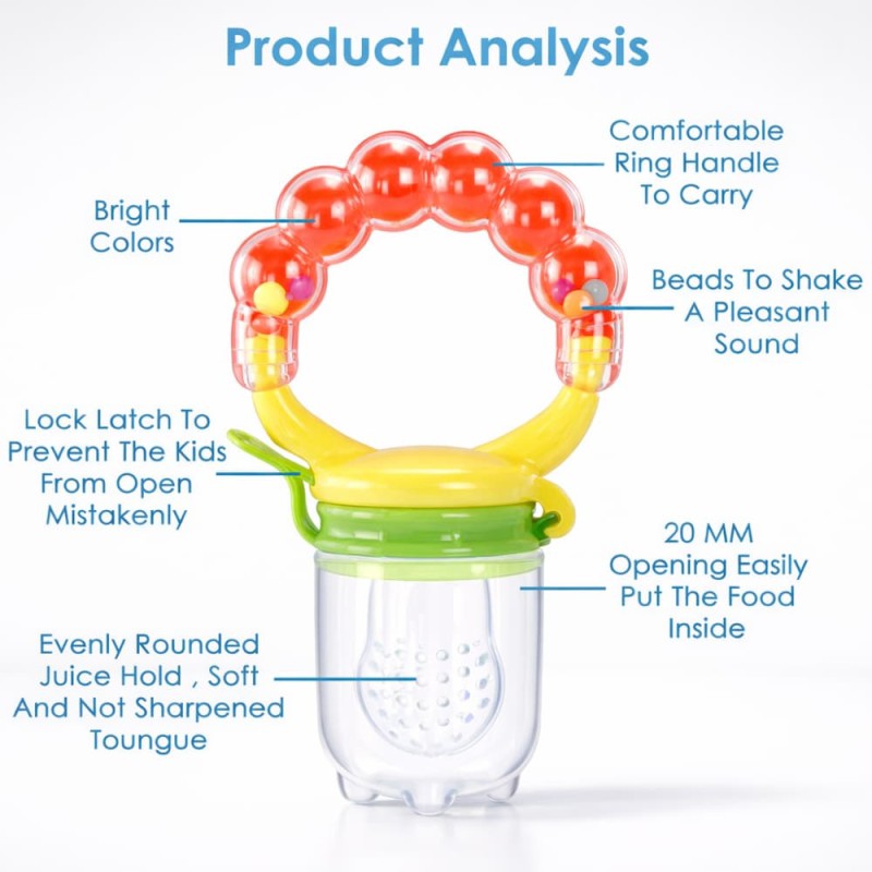 Apple Bear Baby Fruit Feeder Teether