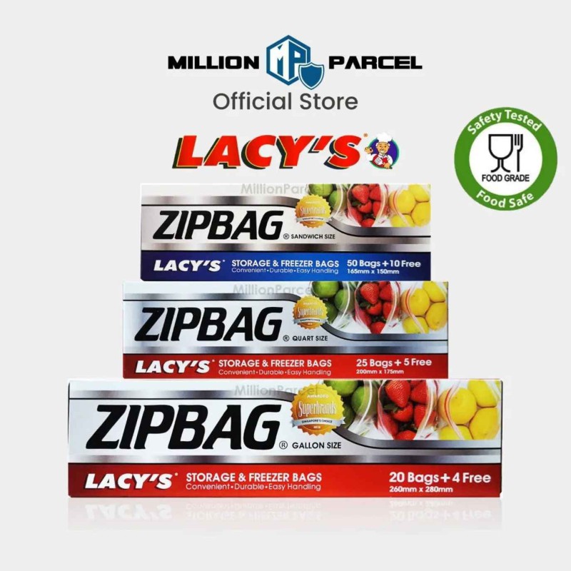 Lacy's Jumbo Storage & Freezer Zipbag