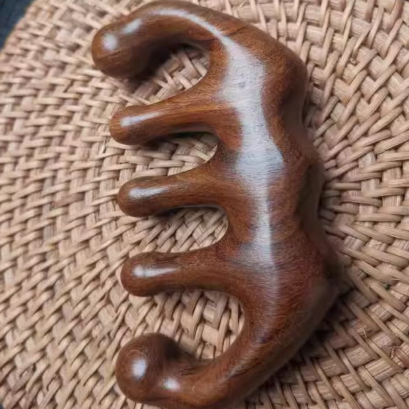 Natural Sandalwood Scalp Relaxation Massage Comb