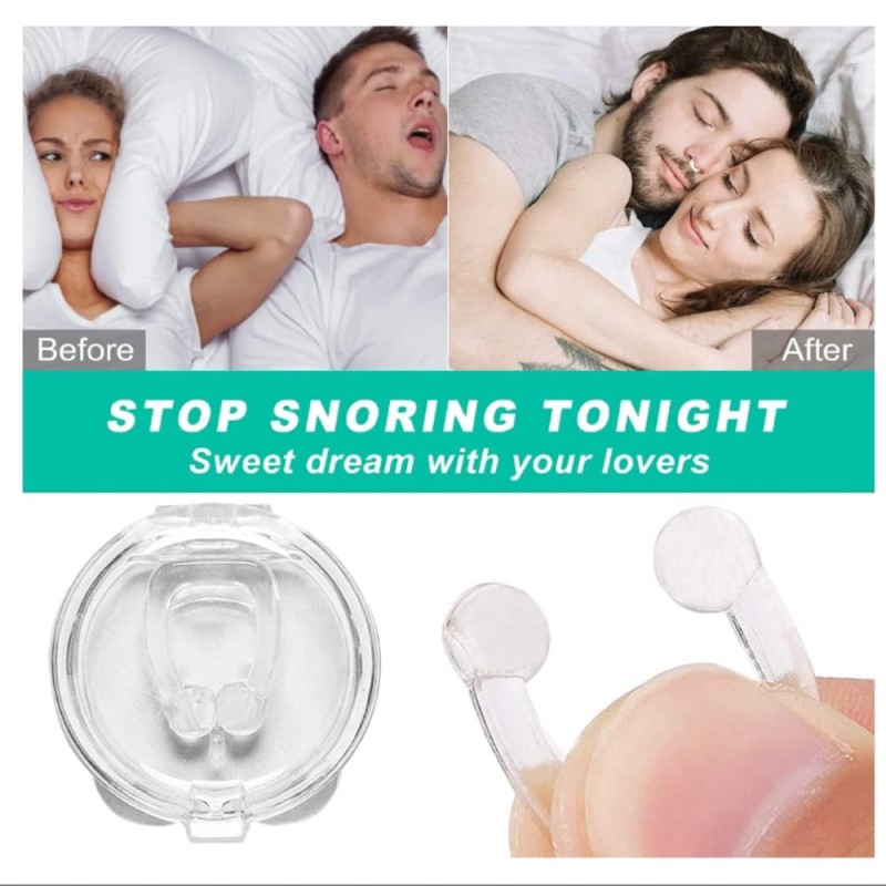 Magnetic Silicone Nose Clip Reduce Snoring & Improve Breathing