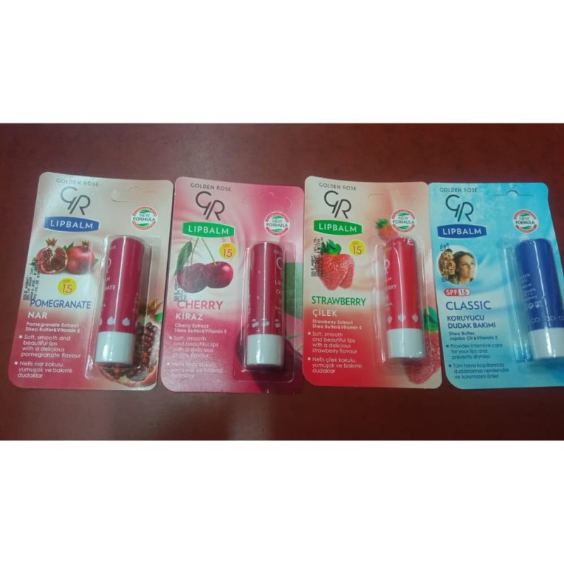 Golden Rose Lip Balm- Strawberry
