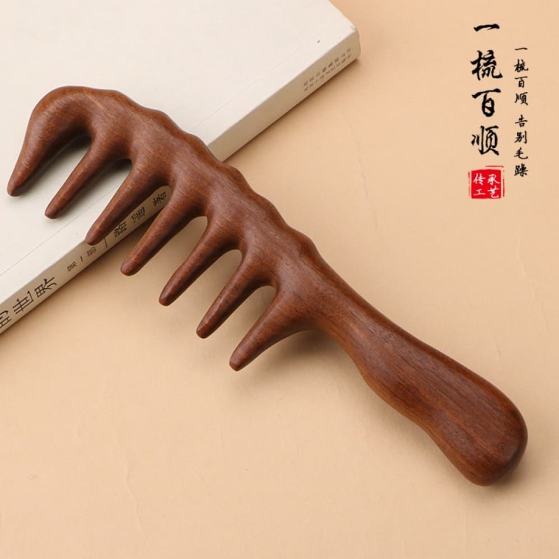 Sandalwood Extra Wide Tooth Hair Comb