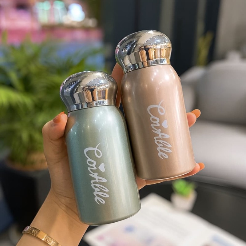 Mini 220ML Stainless Steel Vacuum Flask – Portable Pocket Thermos