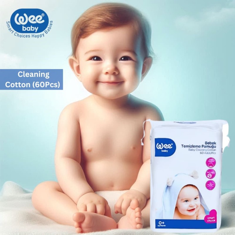 Wee Baby Cleaning Cotton (60pc)