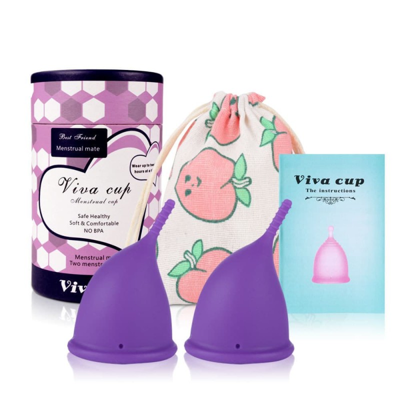 Viva Menstrual Cup Set for Women – 2pcs Small