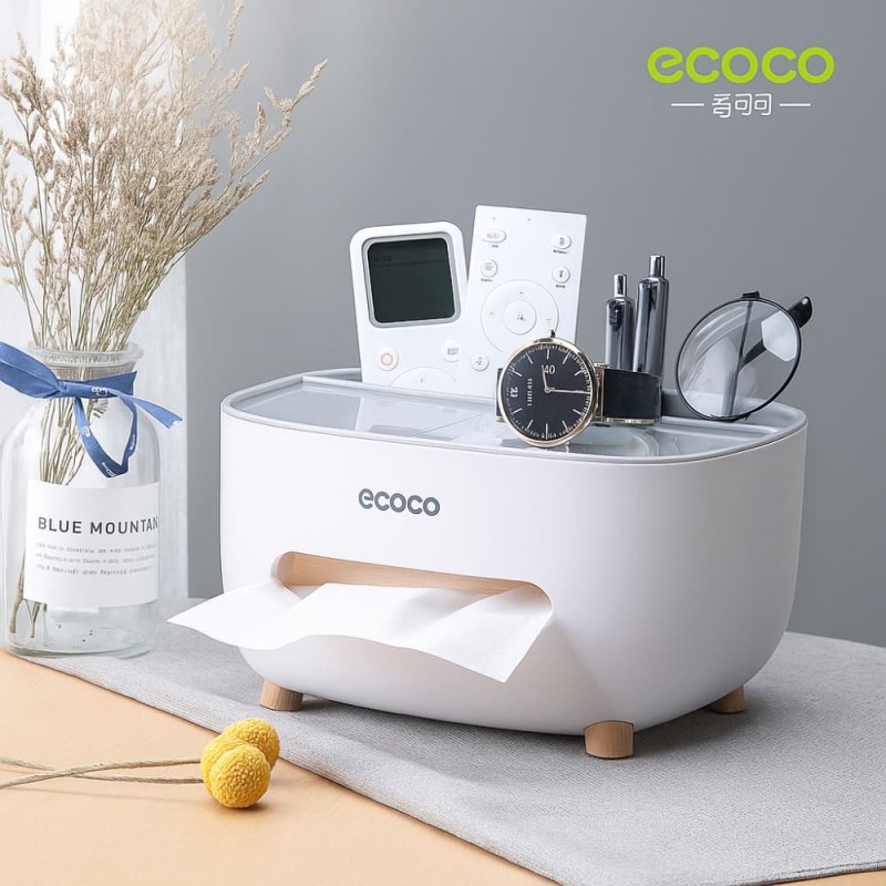 Creative Light Luxury Multi-Function Tissue & Remote Control Storage Box  Plastic Box for Home & Restaurant Use