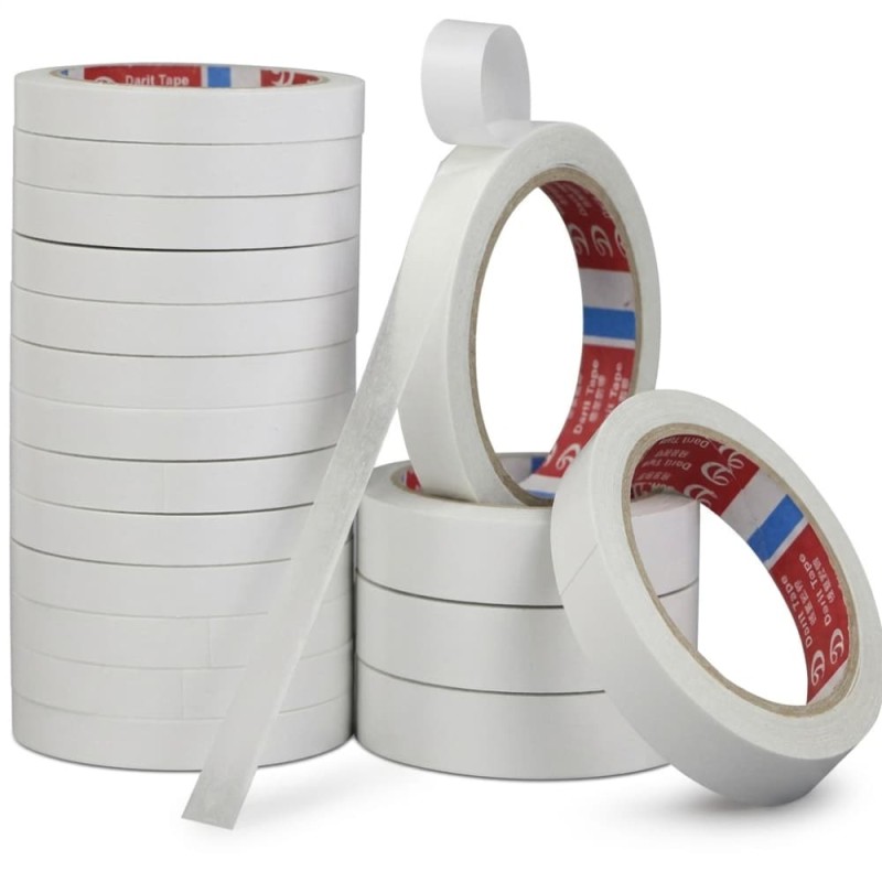 Both Side Gum Tape 0.5 Inch 12mm 4Pcs