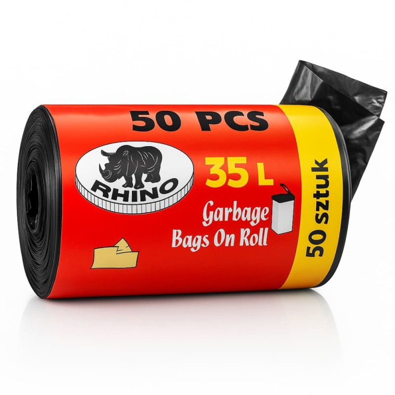 Garbage Bags 24" x 24" On Roll - 50 pcs