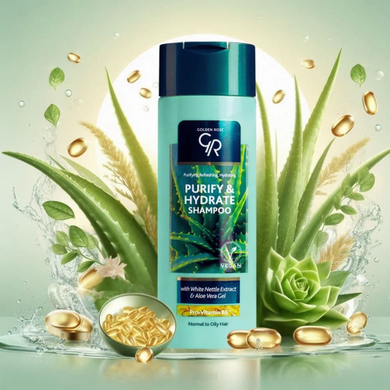 Golden Rose Purify & Hydrate Shampoo 430 ML