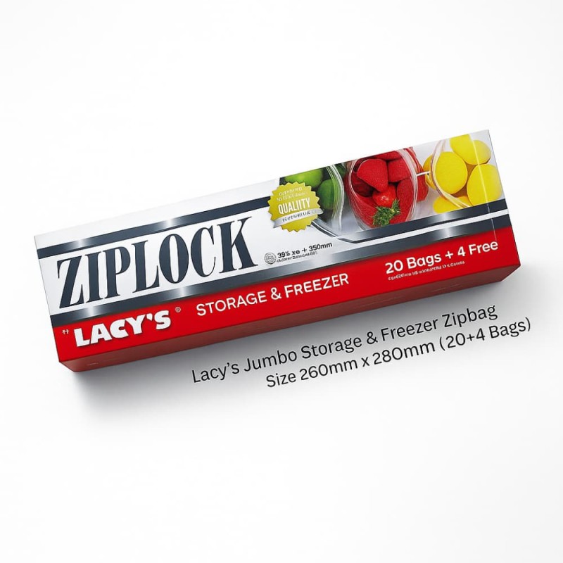 Lacy's Jumbo Storage & Freezer Zipbag