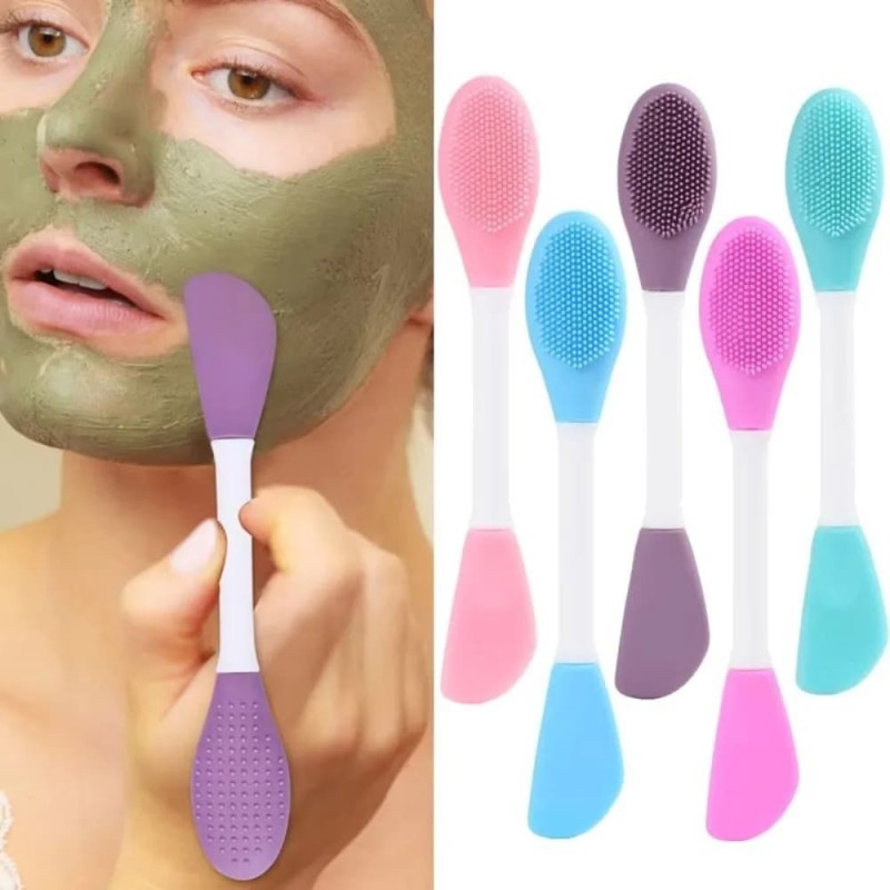 2 in 1 Face Mask Brush – Silicone Applicator & Cleaning Brush