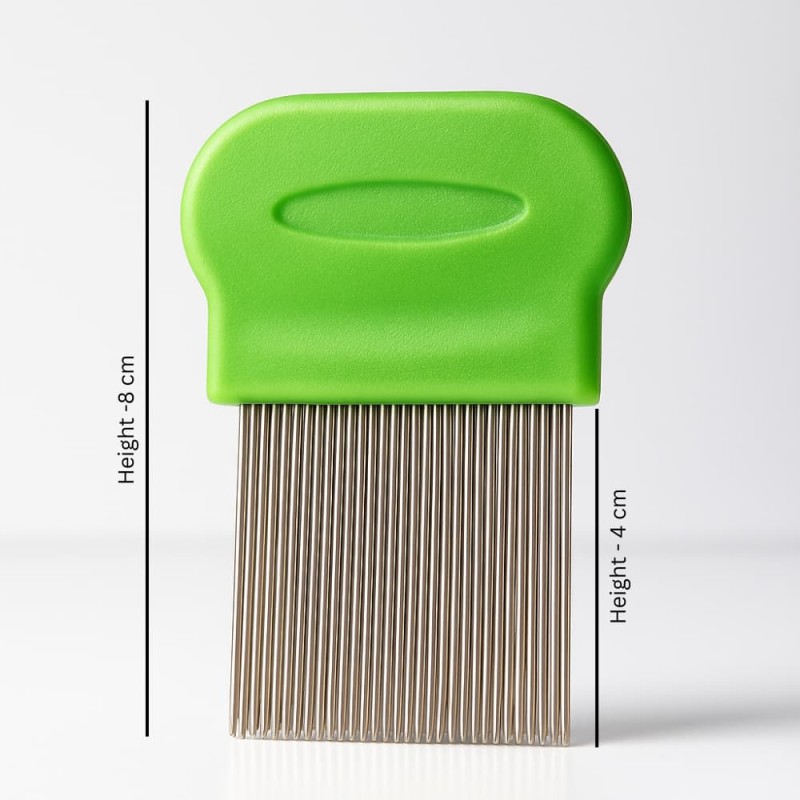 Nahe Non-slip Steel Lice Comb (1pcs)